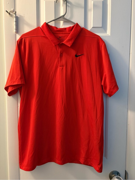 Nike Other - Nike Dri-FIT Men's Orange Polo Shirt